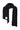 SALANIDA Merino Wool Scarf in Black | VIA